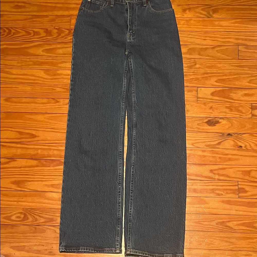 Abercrombie & Fitch 90s Relaxed High Rise Blue Jeans
